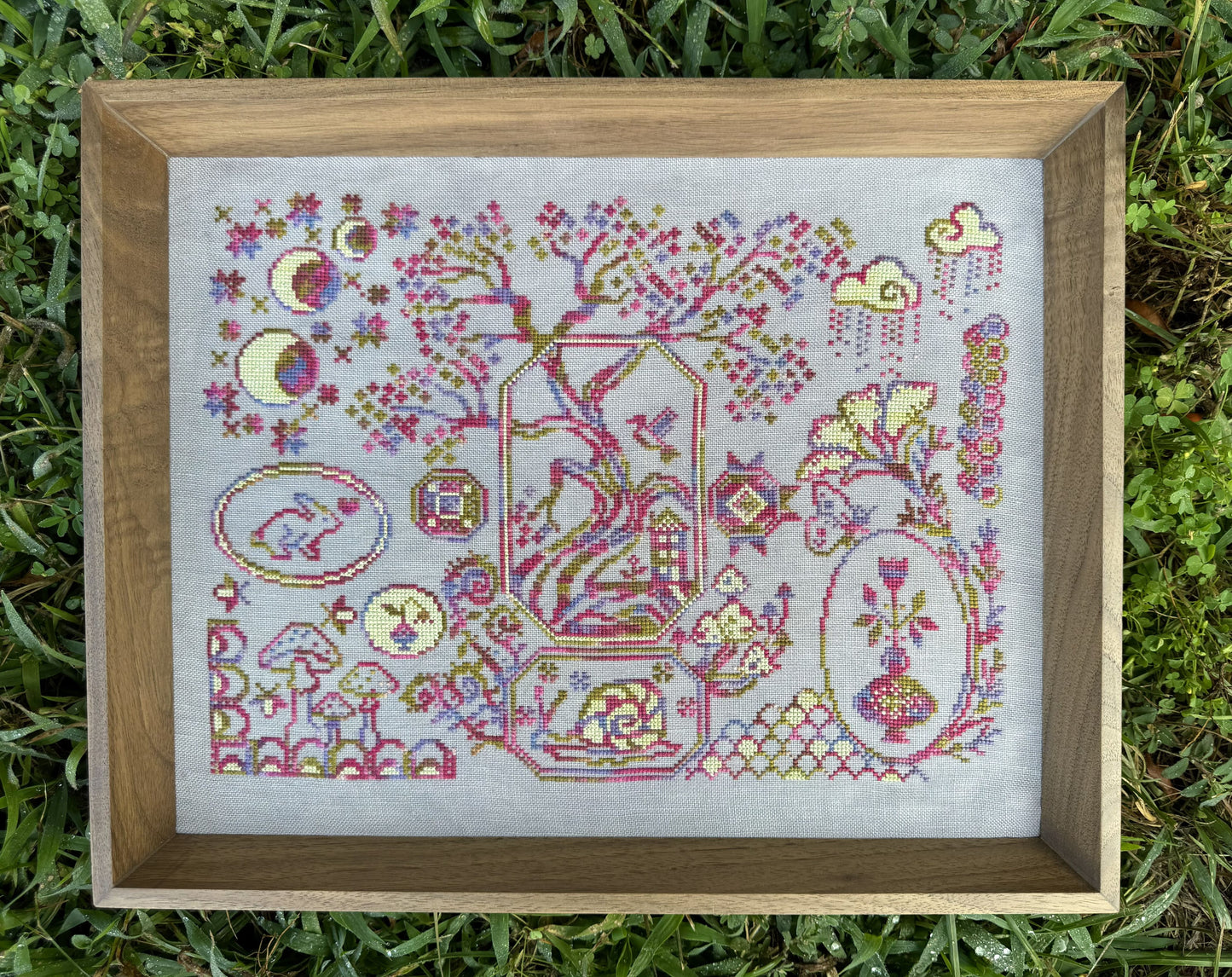 PREORDER Marigold Needle WOODLAND WHIMSY SAMPLER Cross Stitch Pattern