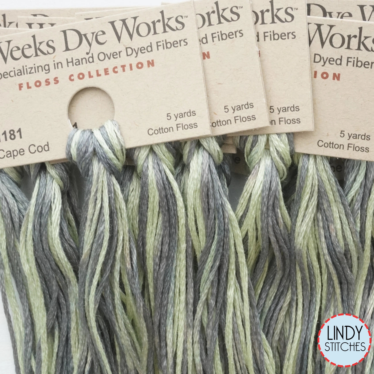 Cape Cod Weeks Dye Works Floss Hand Dyed Cotton Skein 1181