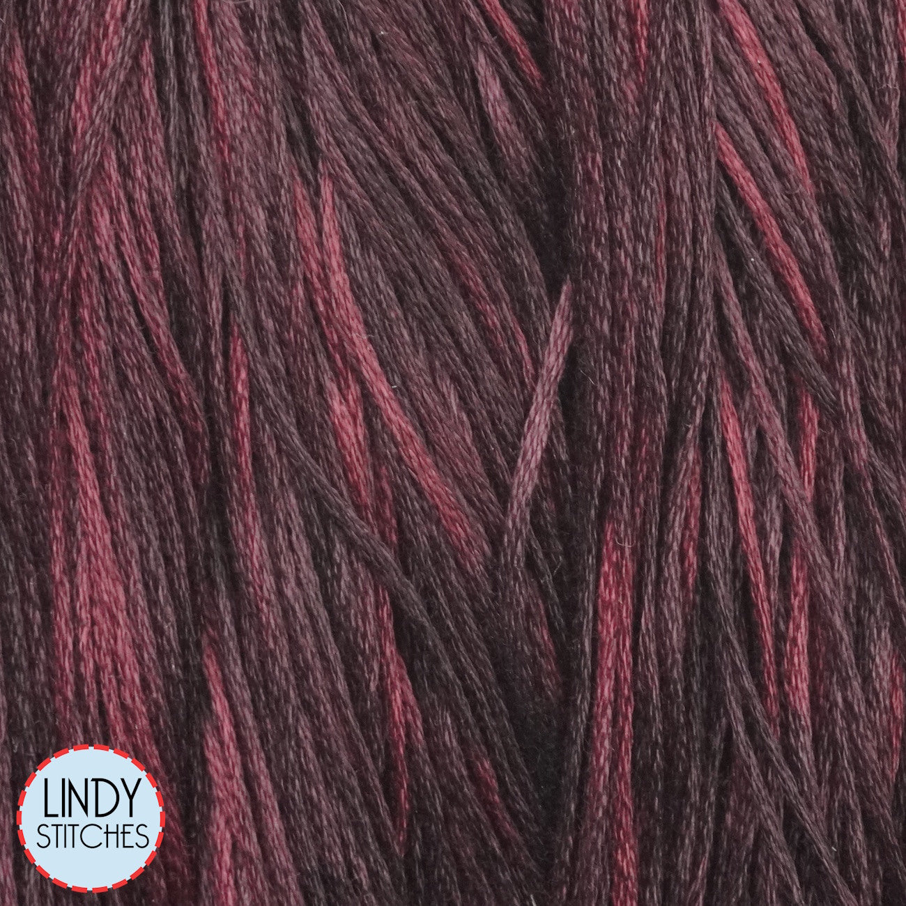 Acai Berry Weeks Dye Works Floss Hand Dyed Cotton Skein 1319