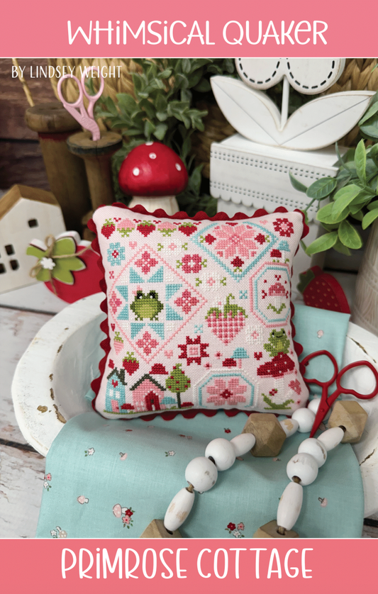 PREORDER Whimsical Quaker by Primrose Cottage Cross Stitch Pattern