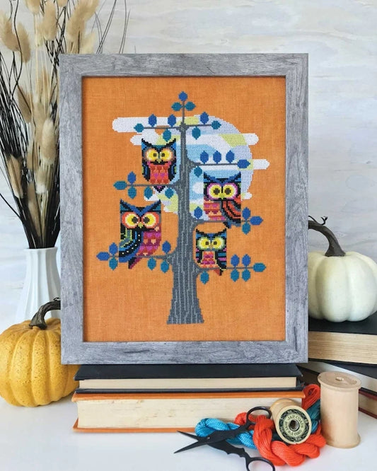Whooo's There? Cross Stitch Pattern by Satsuma Street