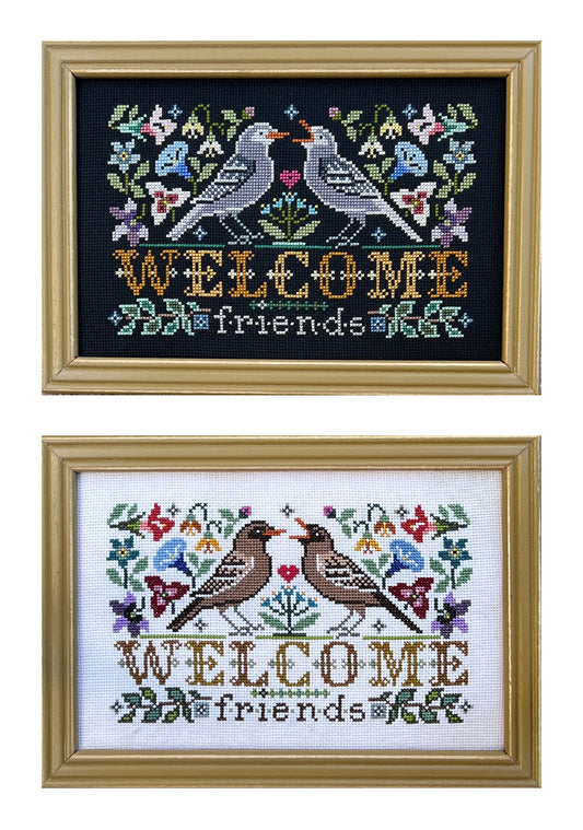 Wildflower Welcome Tellin Emblem Cross Stitch Chart NASHVILLE EXCLUSIVE