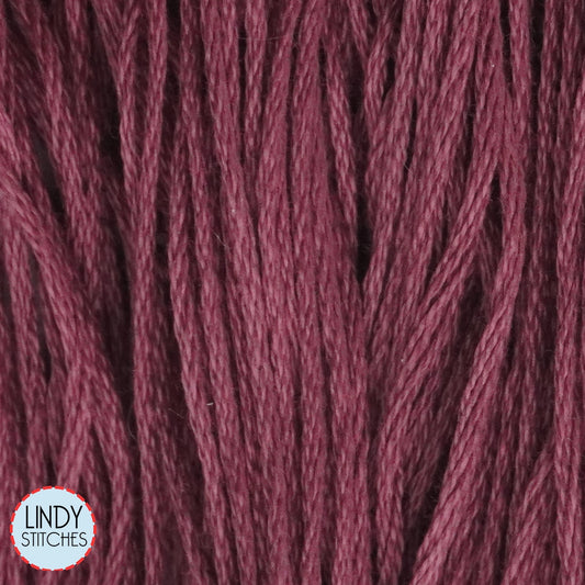 Williamsburg Red Weeks Dye Works Floss Hand Dyed Cotton Skein 3850