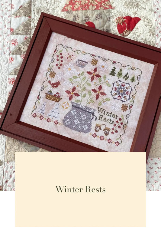 PREORDER Blueberry Ridge WINTER RESTS Cross Stitch Pattern