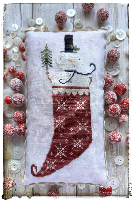 PREORDER Lucy Beam WINTER STOCKING Cross Stitch Pattern