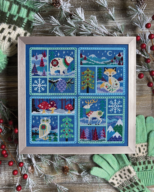 Winter Woods Satsuma Street Cross Stitch Pattern