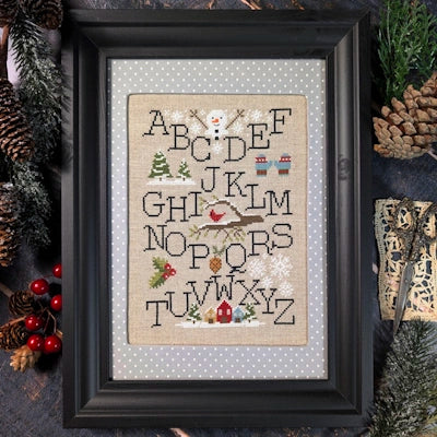 Winter Sampler cross stitch pattern by Puntini Puntini Nashville Market