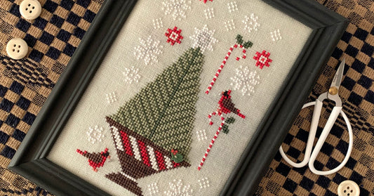 Wintergreen Stitches by Ethel Cross Stitch Pattern Physical Copy