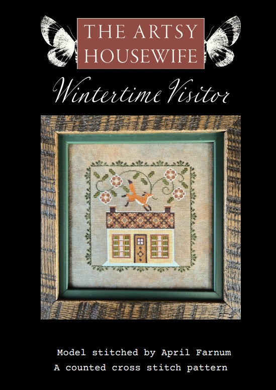 PREORDER Wintertime Visitor Cross Stitch Pattern by The Artsy Housewife