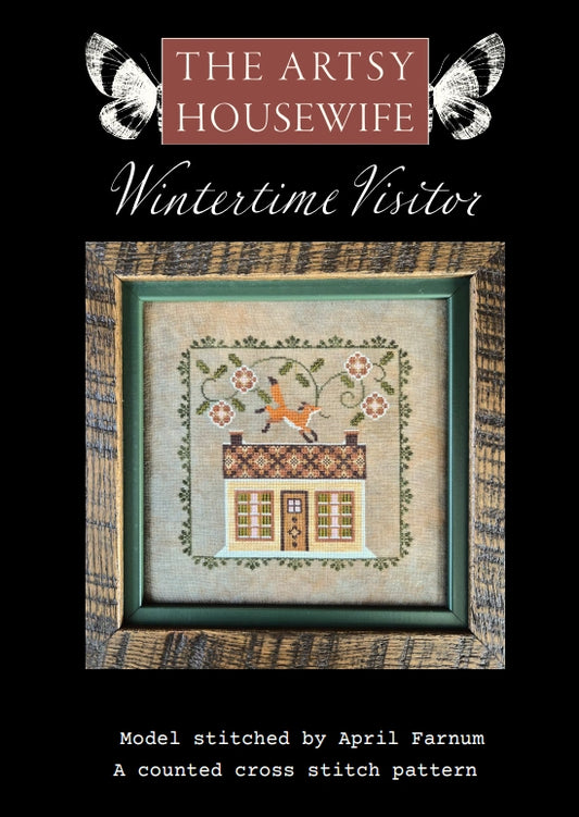 PREORDER Wintertime Visitor Cross Stitch Pattern by The Artsy Housewife