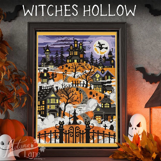 Witches Hollow by Autumn Lane Cross Stitch Pattern Nashville Market