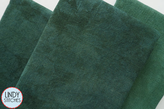 40 count Picture This Plus Woodland Linen Hand Dyed Fabric
