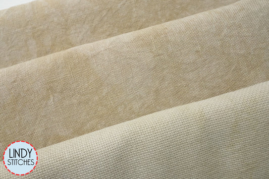 36 count Picture This Plus Wren Edinburgh Linen Hand Dyed Fabric