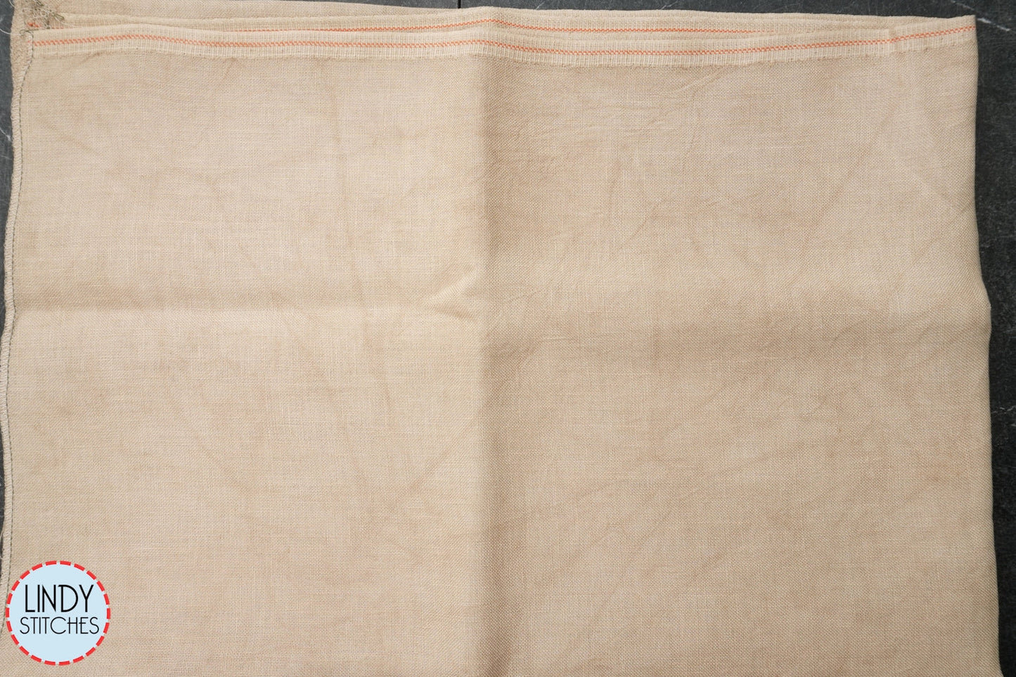 40 Count Light Hazelnut Hand Dyed Newcastle Linen by Xjudesign