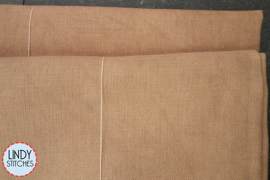 36 Count Morning Coffee Hand Dyed Belfast Linen by Xjudesign
