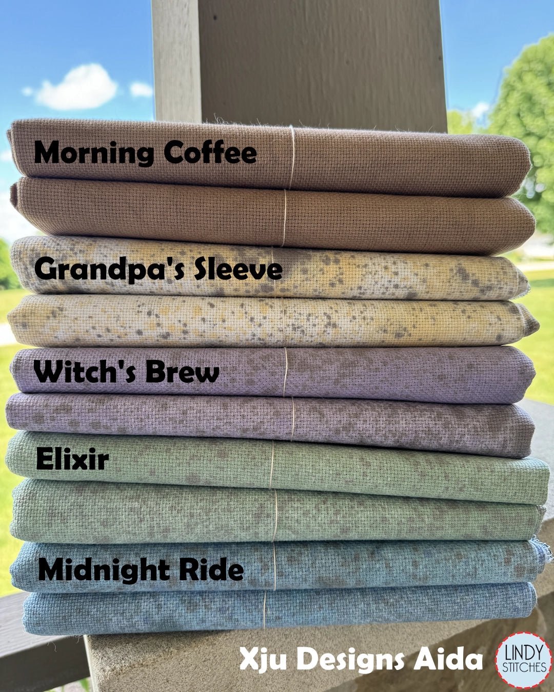 16 Count Grandpa's Sleeve Hand Dyed Aida by Xjudesign