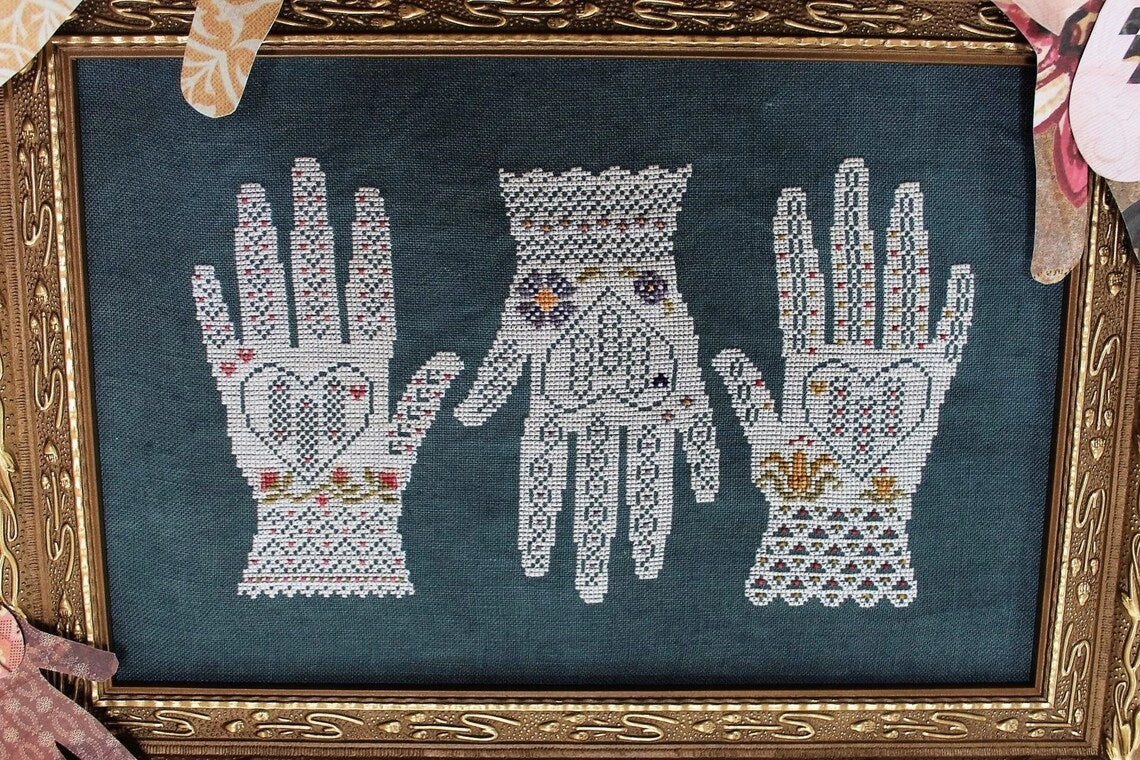 Your Heart is In Our Hands Cosford Rise Stitchery Cross Stitch Pattern PHYSICAL copy