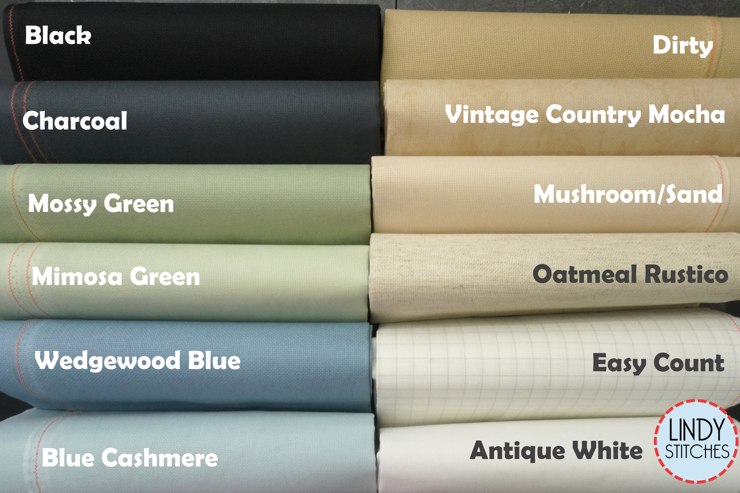 14 Count Antique White Aida by Zweigart Cross Stitch Fabric
