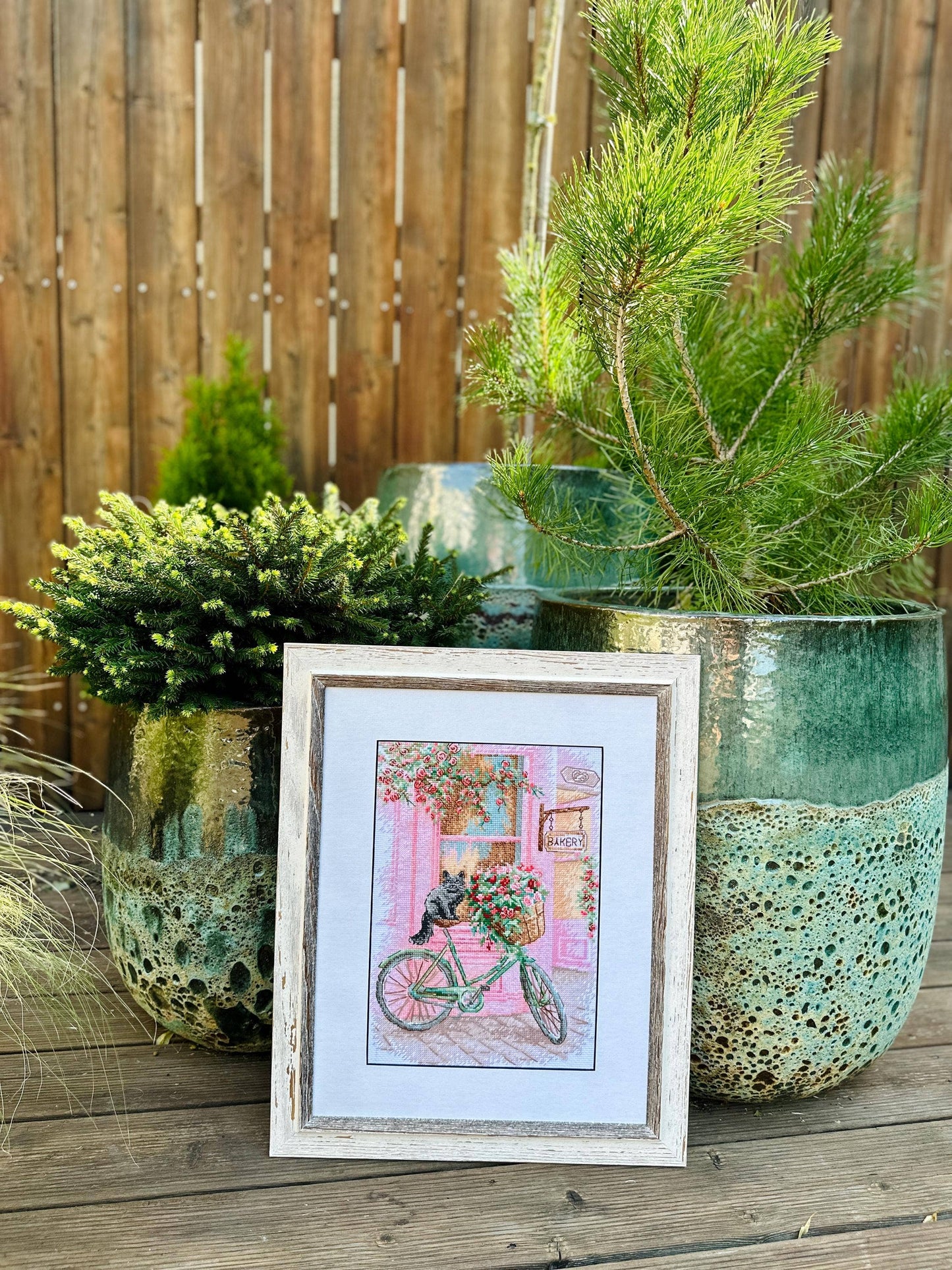 BLOOMING TRIP Cross Stitch Kit by RIOLIS 2246 Floral Bicycle