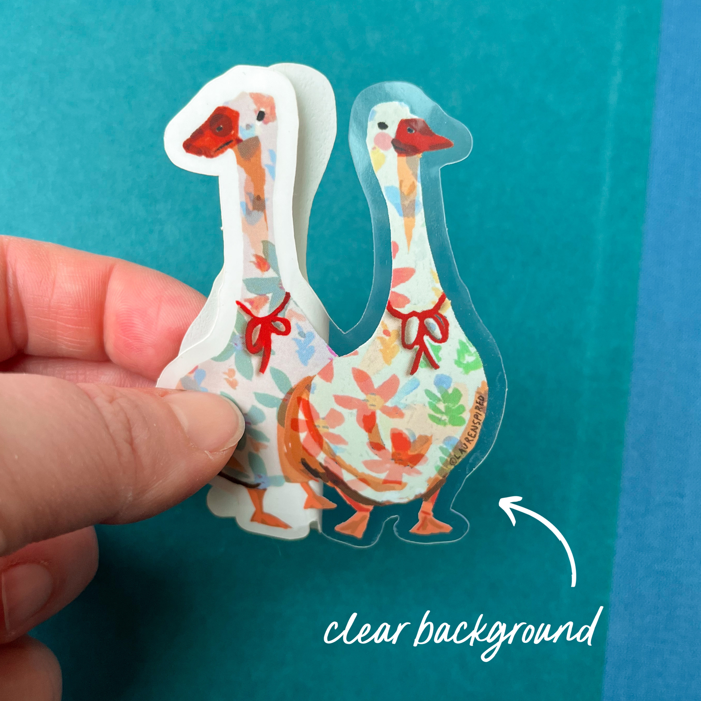 Silly Geese Vinyl Sticker
