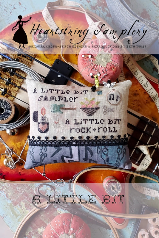 A Little Bit Cross Stitch Pattern by Heartstring Samplery Nashville Market