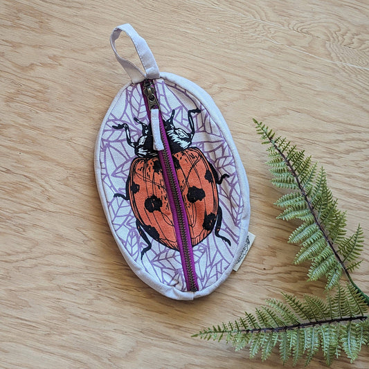 Zippered pouch | Ladybug