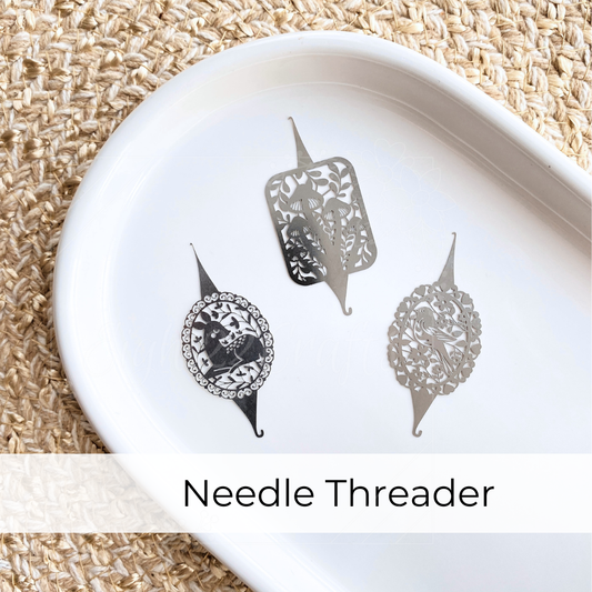 Modern Needle Threader for Hand Sewing and Embroidery