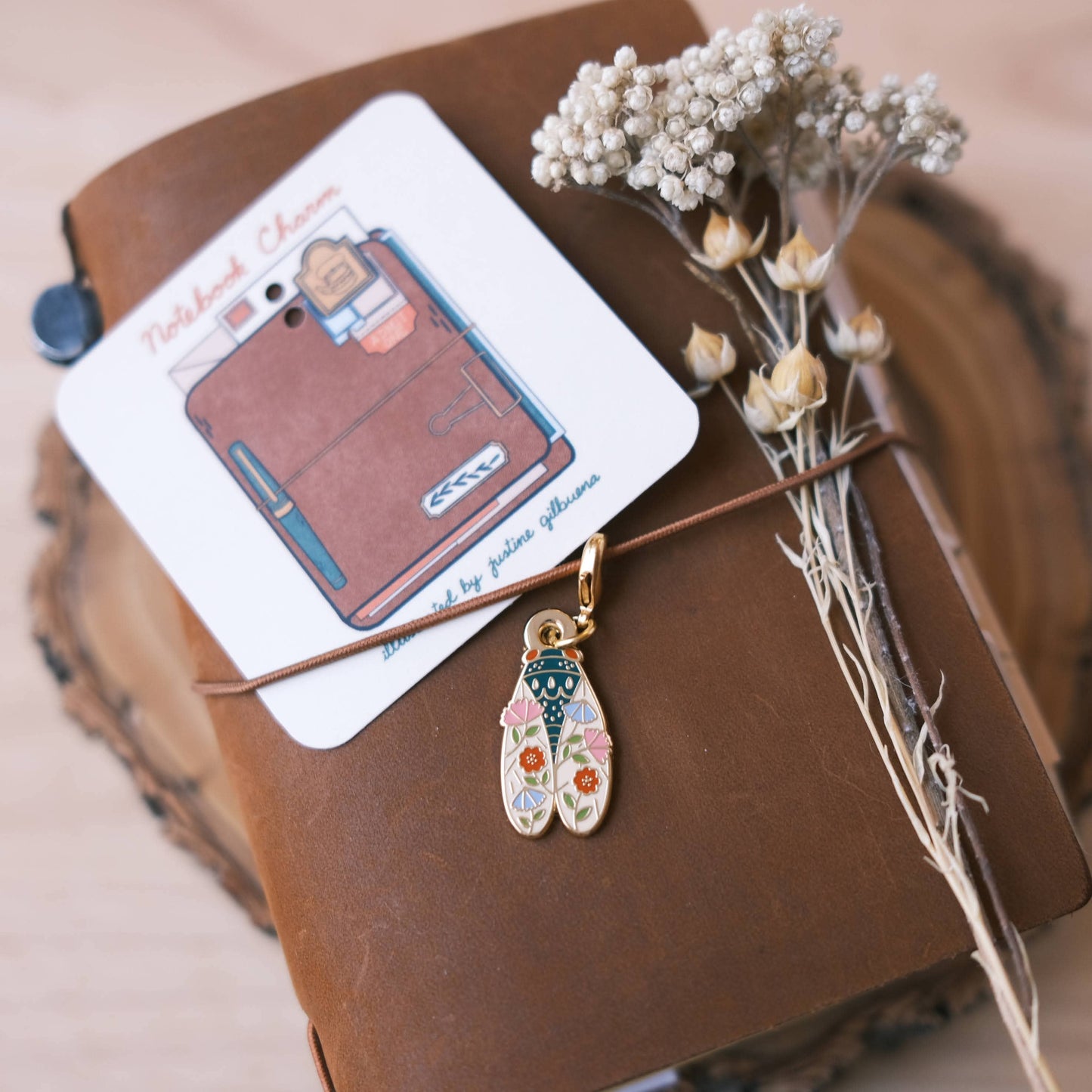 Cicada Notebook Charm