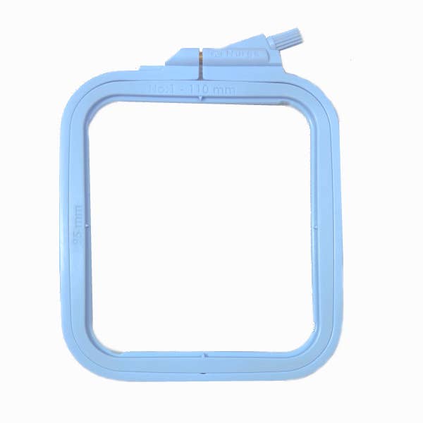 Nurge Cerchio da ricamo quadrato in plastica rosa grande (n Nurge Cerchio da ricamo quadrato in plastica rosa grande (n