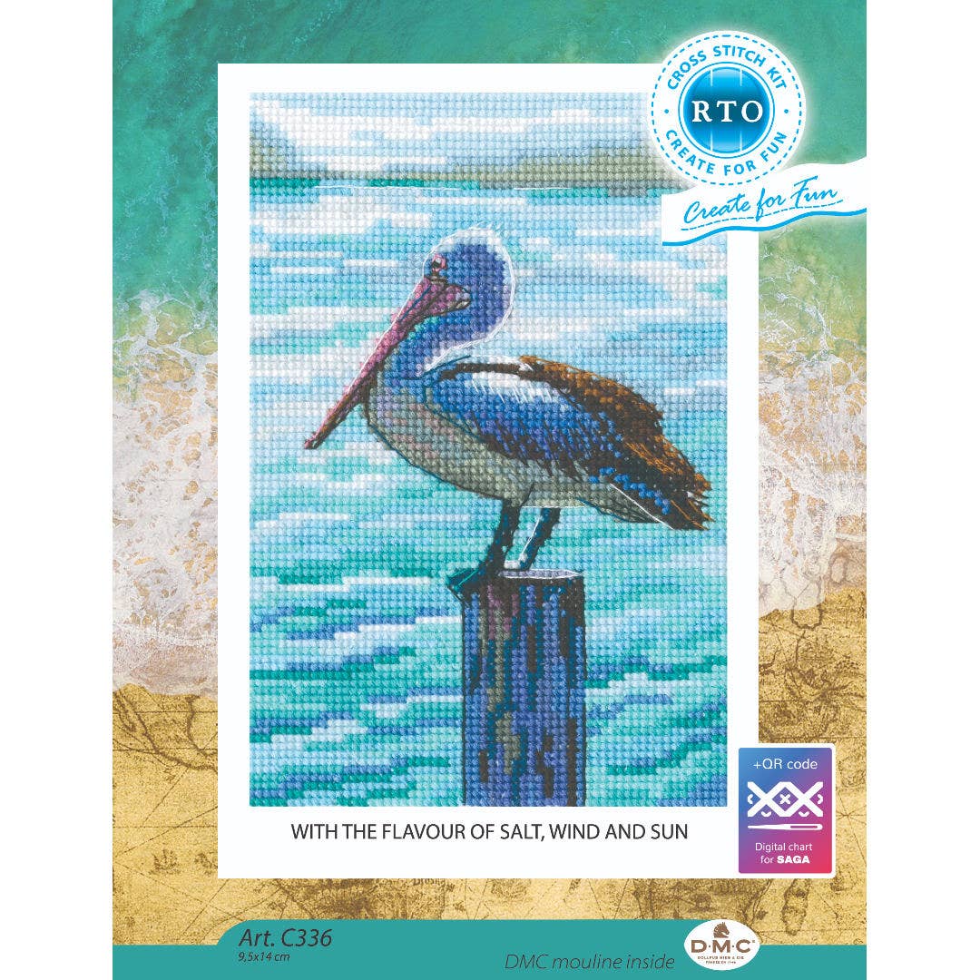 Pelican Sea Bird Cross Stitch Kit RTO Counted C336