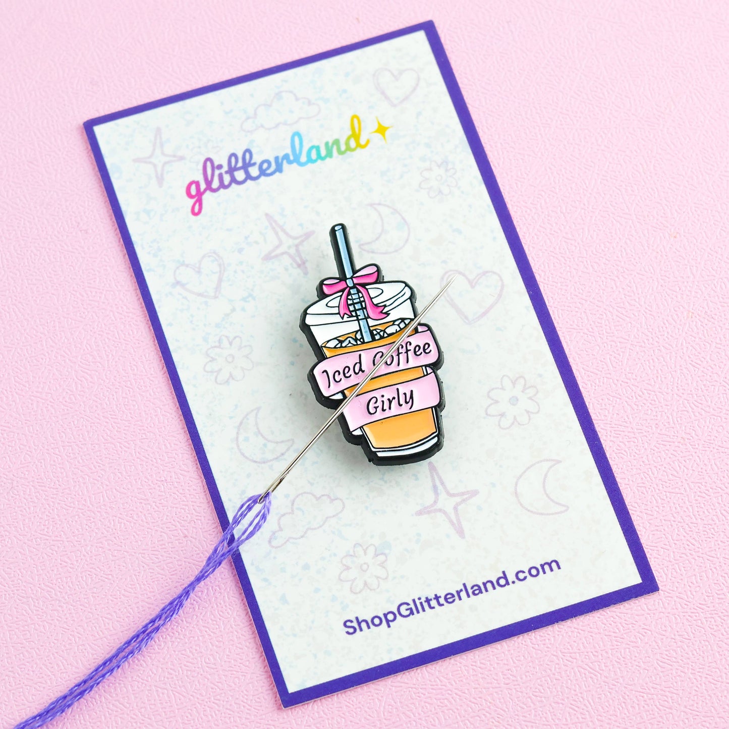 Coffee Girl Needle Minder Magnet