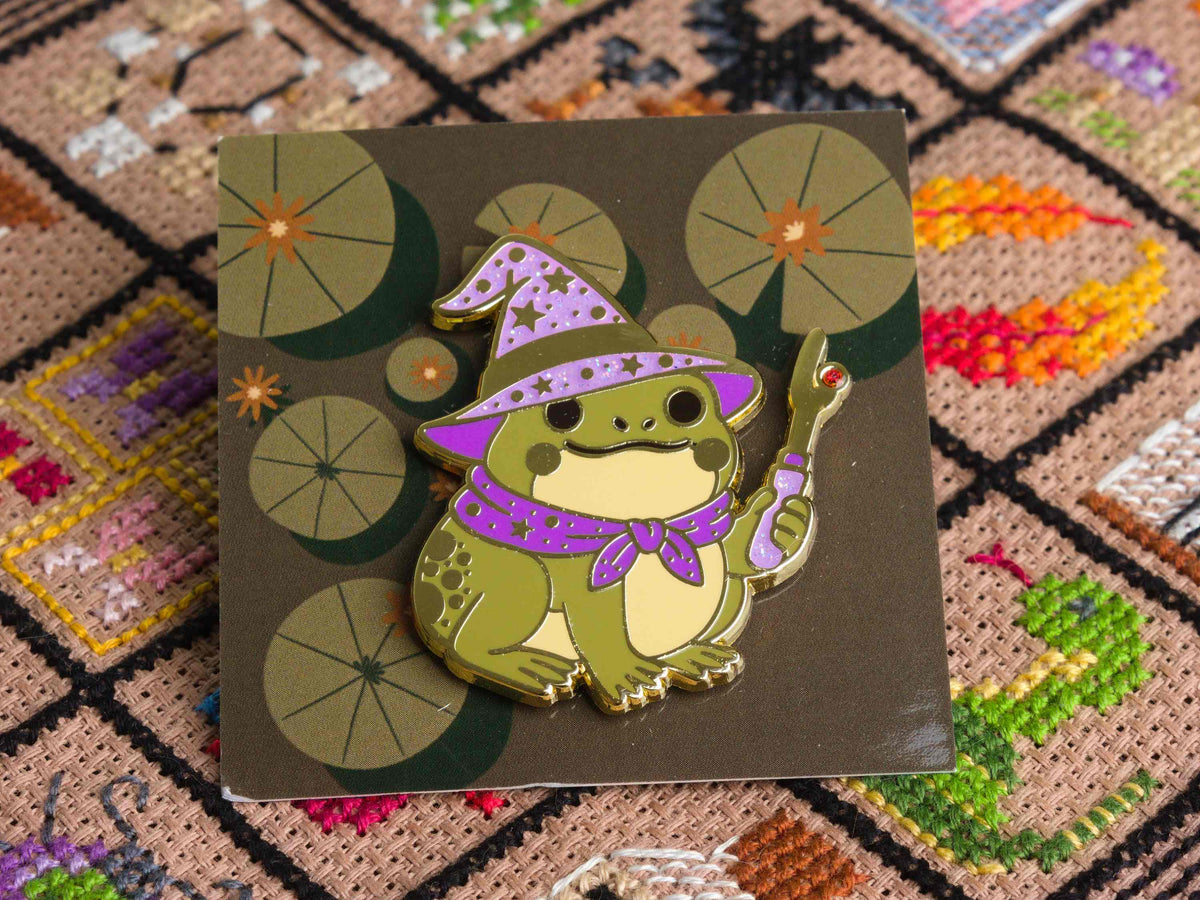 Frog Wizard Needleminder