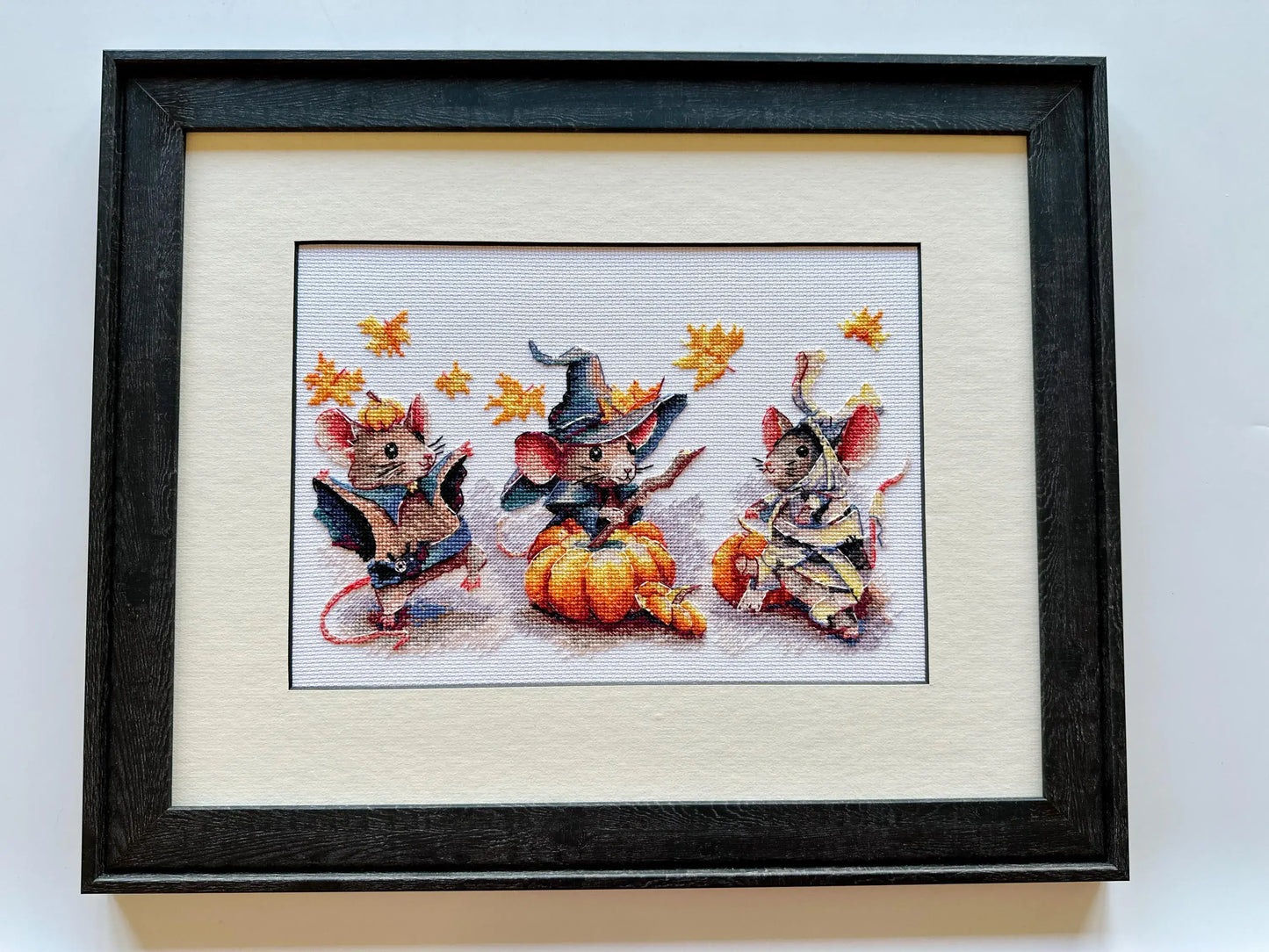 Spooky Mouse Trio Cross Stitch Kit From Riolis 2241