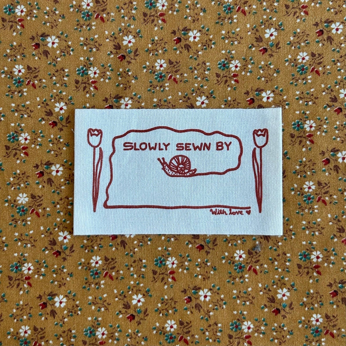 Sewn Slow Quilt Labels Set of 4