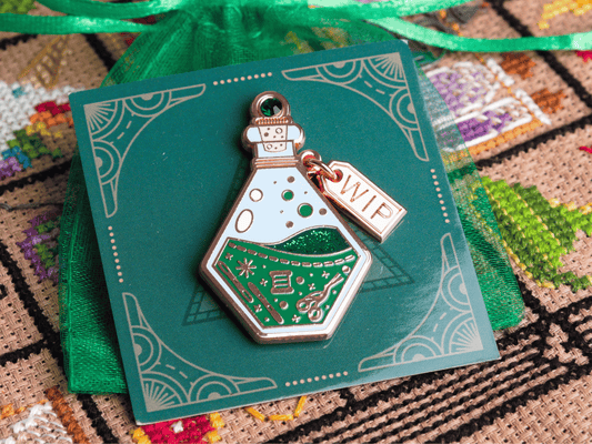 WIP Potion Enamel Needle Minder