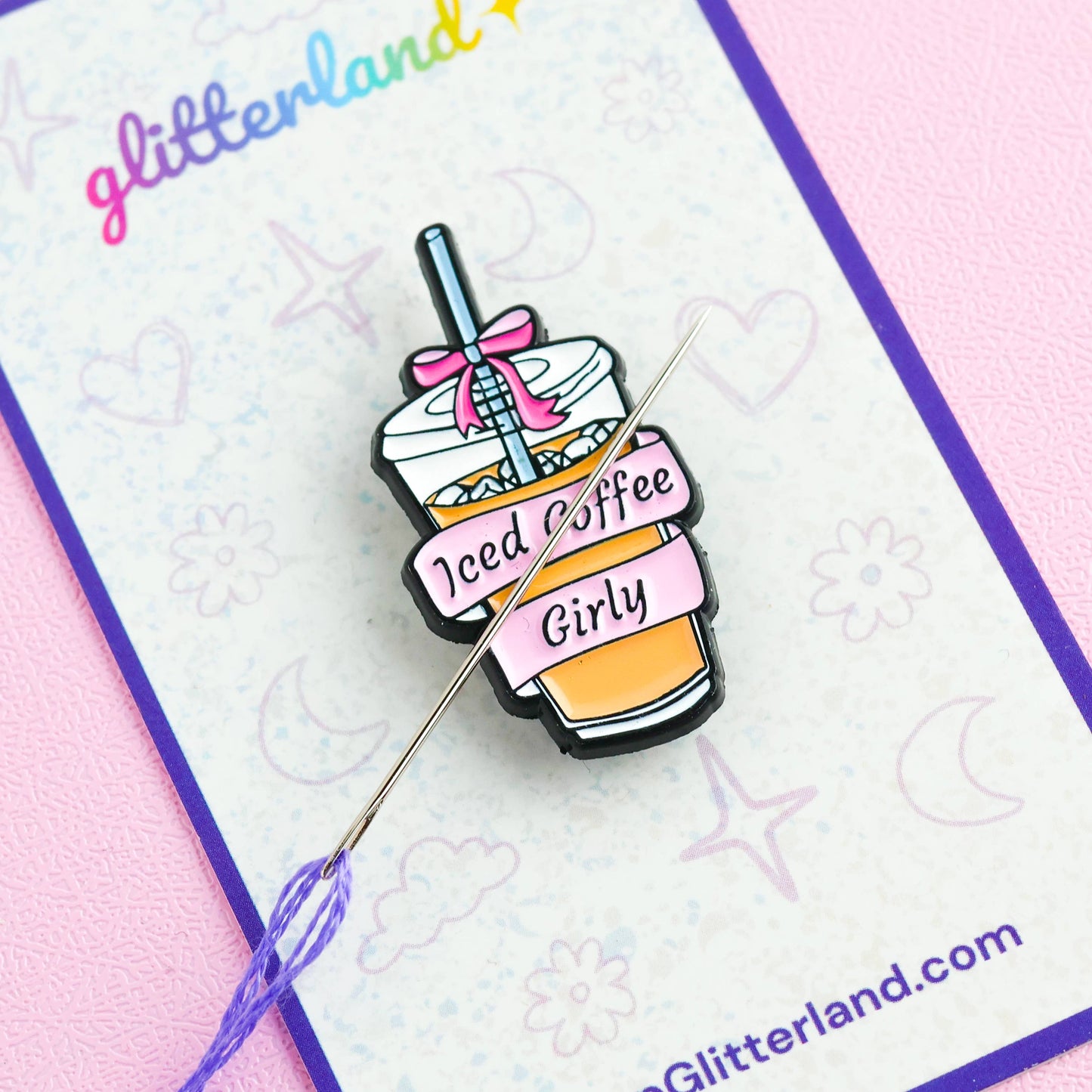Coffee Girl Needle Minder Magnet