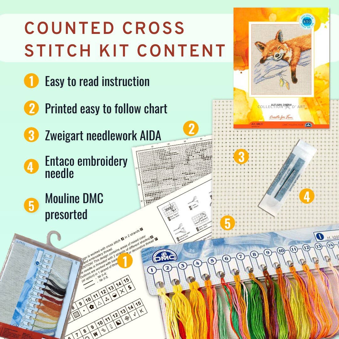 See You in a New Day Cross Stitch Kit RTO Counted M929