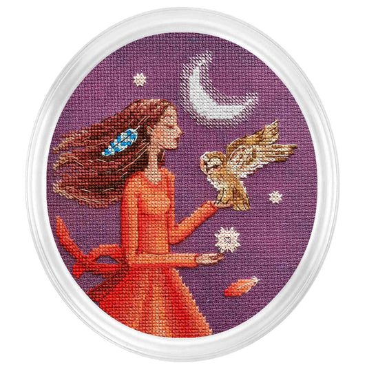 Evening Conversation Cross Stitch Kit by RTO C70002