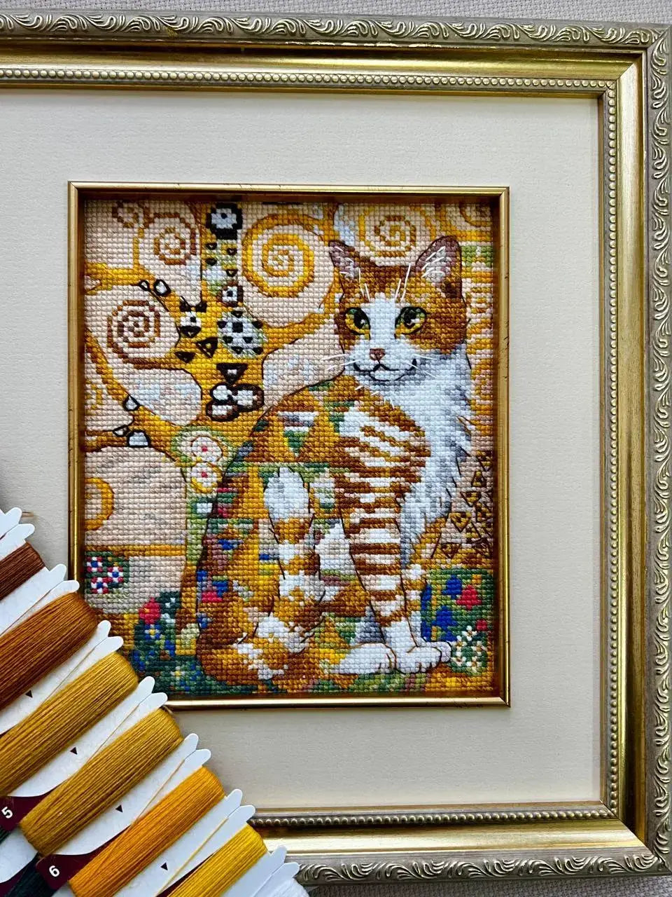 Golden Cat Cross Stitch Kit From Riolis 2319