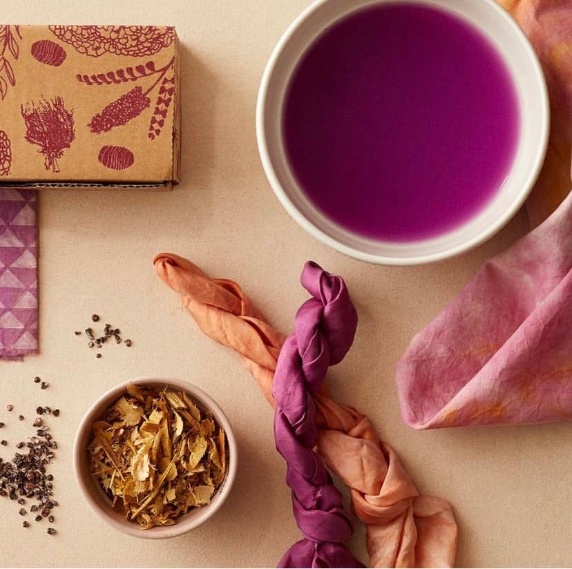 Dye Your Own Fabric - Natural Dyes Kit for Beginners