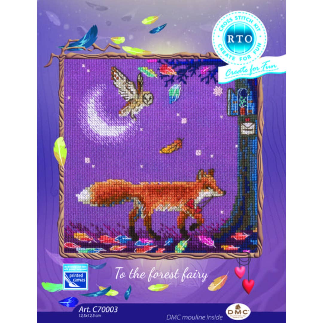 To the Forest Fairy Cross Stitch Kit by RTO C70003