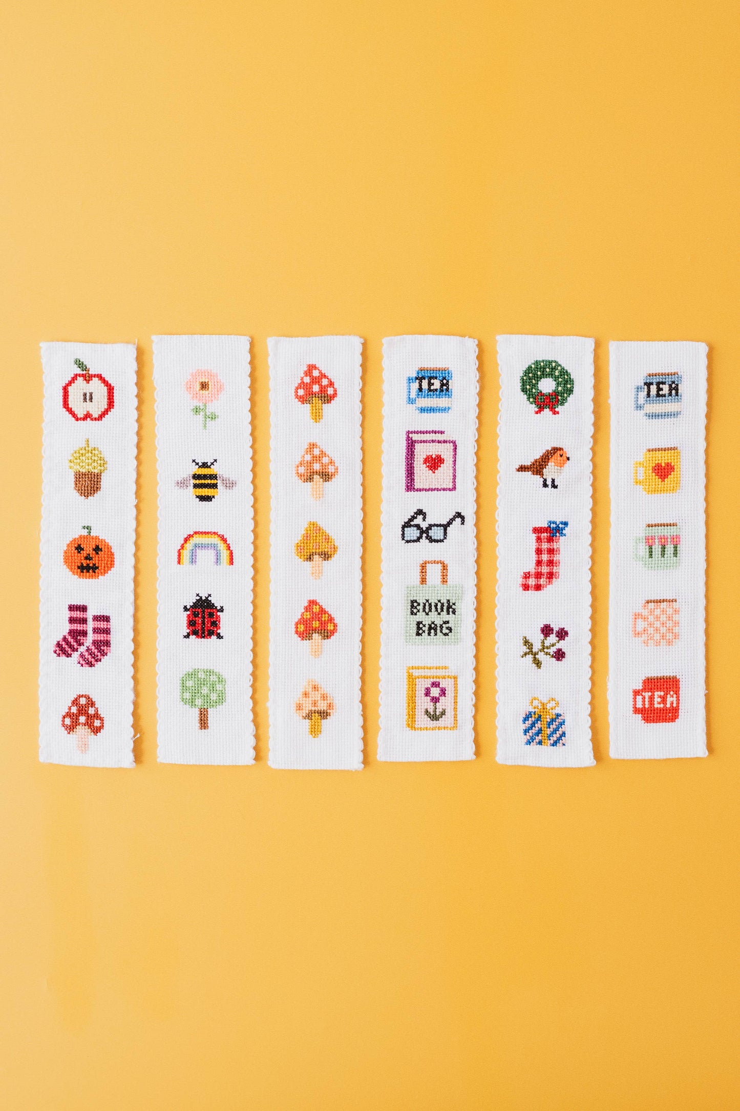 Christmas Counted Cross Stitch Bookmark Kit