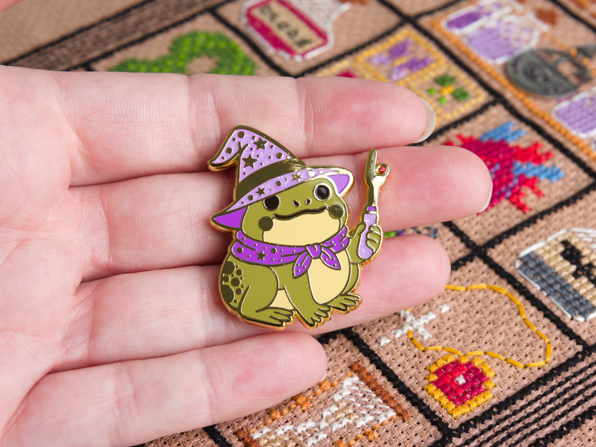 Frog Wizard Needleminder