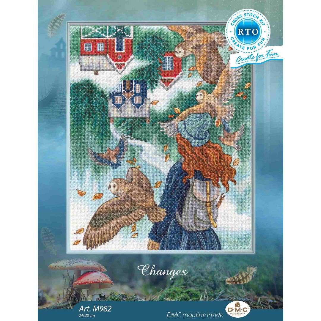 Changes Cross Stitch Kit RTO Counted M982