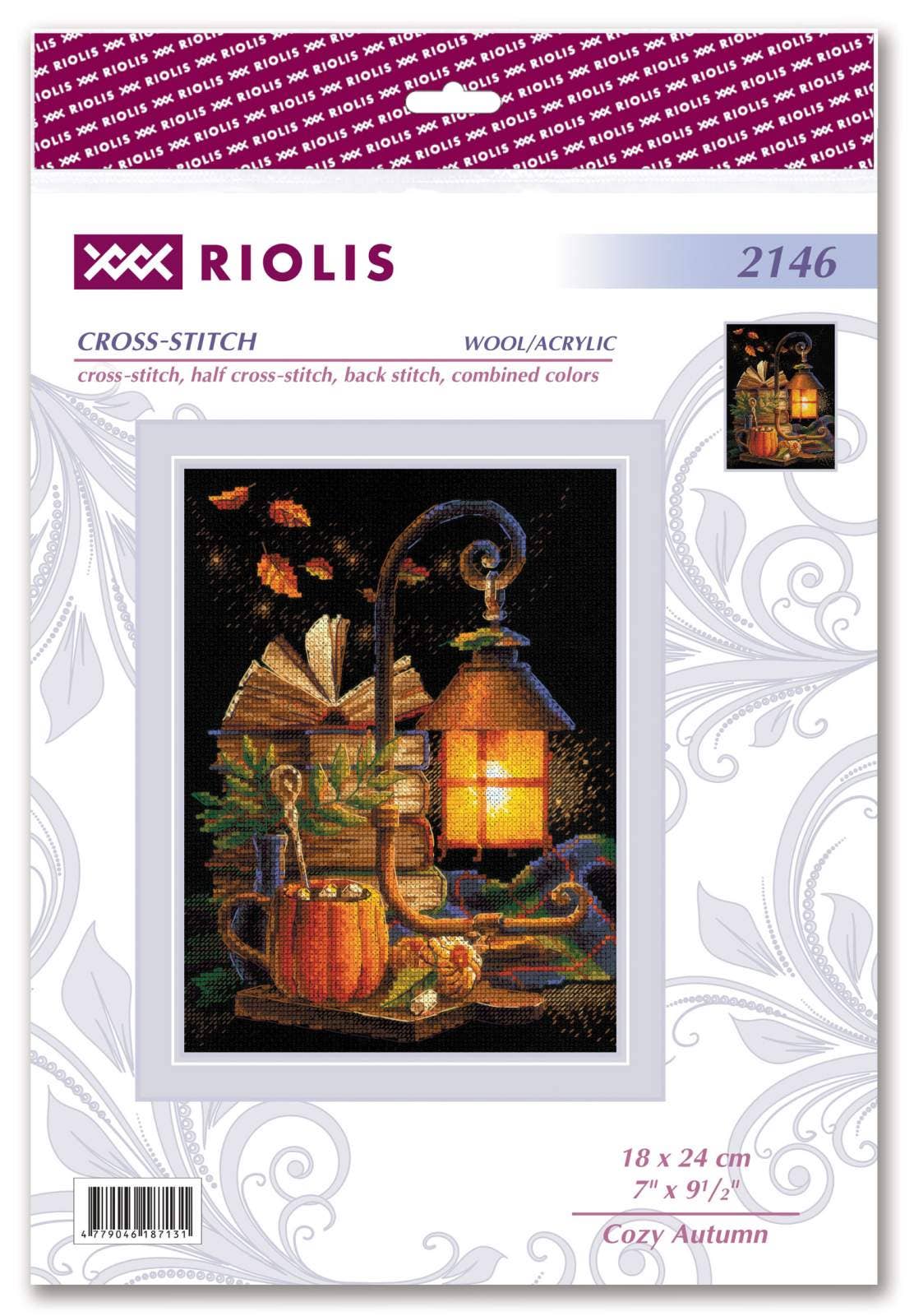 Cozy Autumn Cross Stitch Kit From Riolis 2146