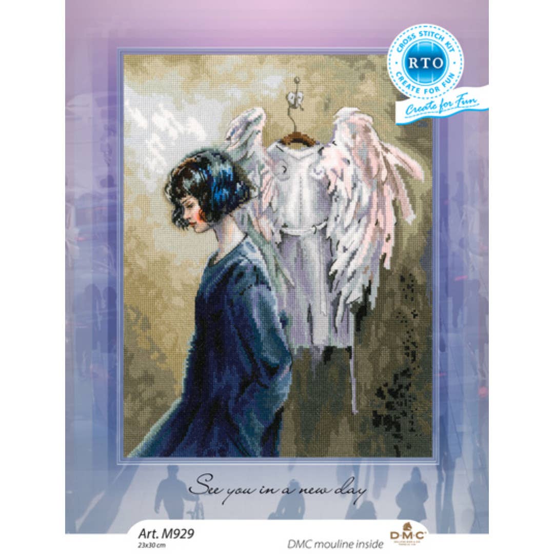 See You in a New Day Cross Stitch Kit RTO Counted M929