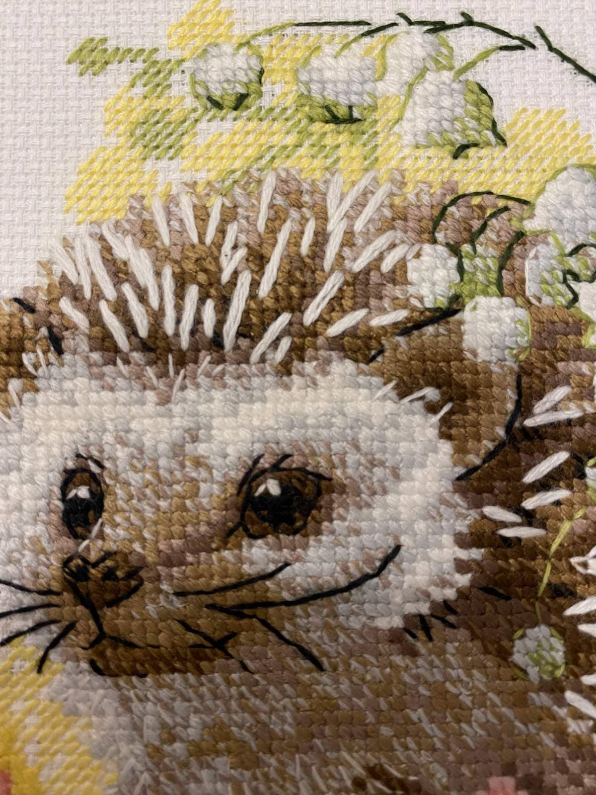 Forest Dweller Cross Stitch Kit From Riolis 2093 Hedgehog