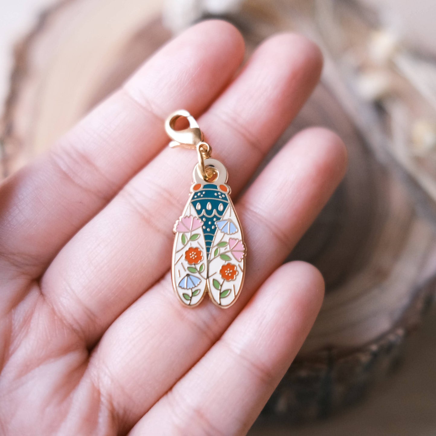 Cicada Notebook Charm