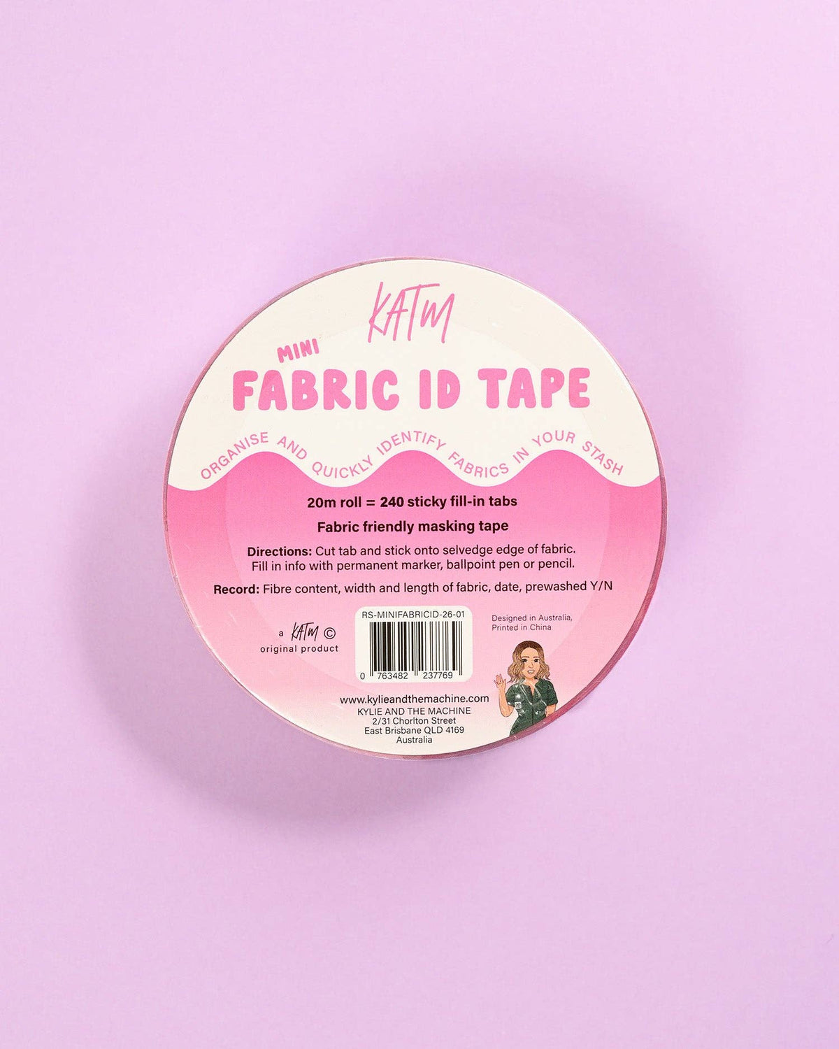 Fabric Labels Roll of 240 for Stash Organization