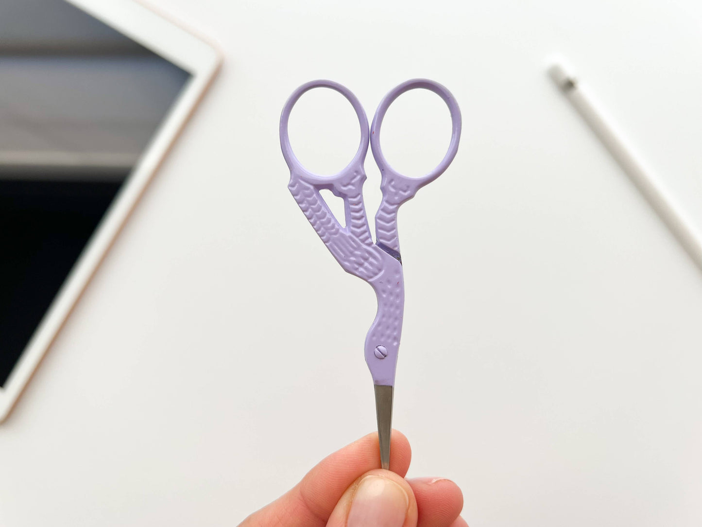 Matryoshka small stork sewing scissors